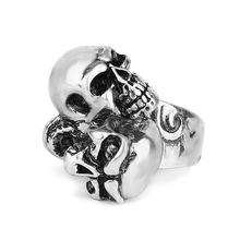 Ready to Ship High End Vintage Skull Rings in Alloy Jewelry